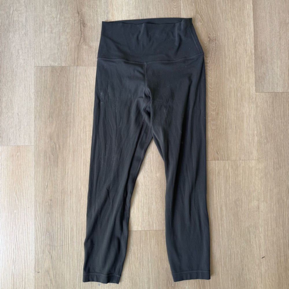 Lululemon Align 25” Leggings in charcoal melanite
